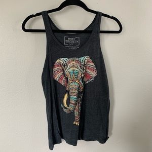 Elephant Graphic Tank
